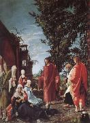 Albrecht Altdorfer Christ takes farval of their mother oil on canvas